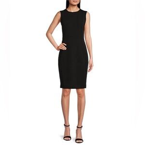 Like New! Calvin Klein Black Sleeveless Scuba Dress